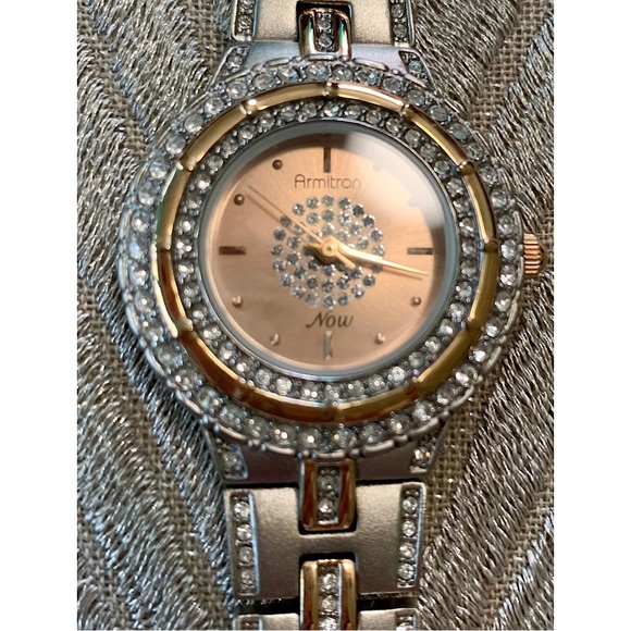 Armitron Now Two Tone Crystal Dress Watch